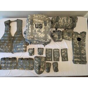 16pc Core Rifleman Set MOLLE II ACU Complete Kit USGI ARMY